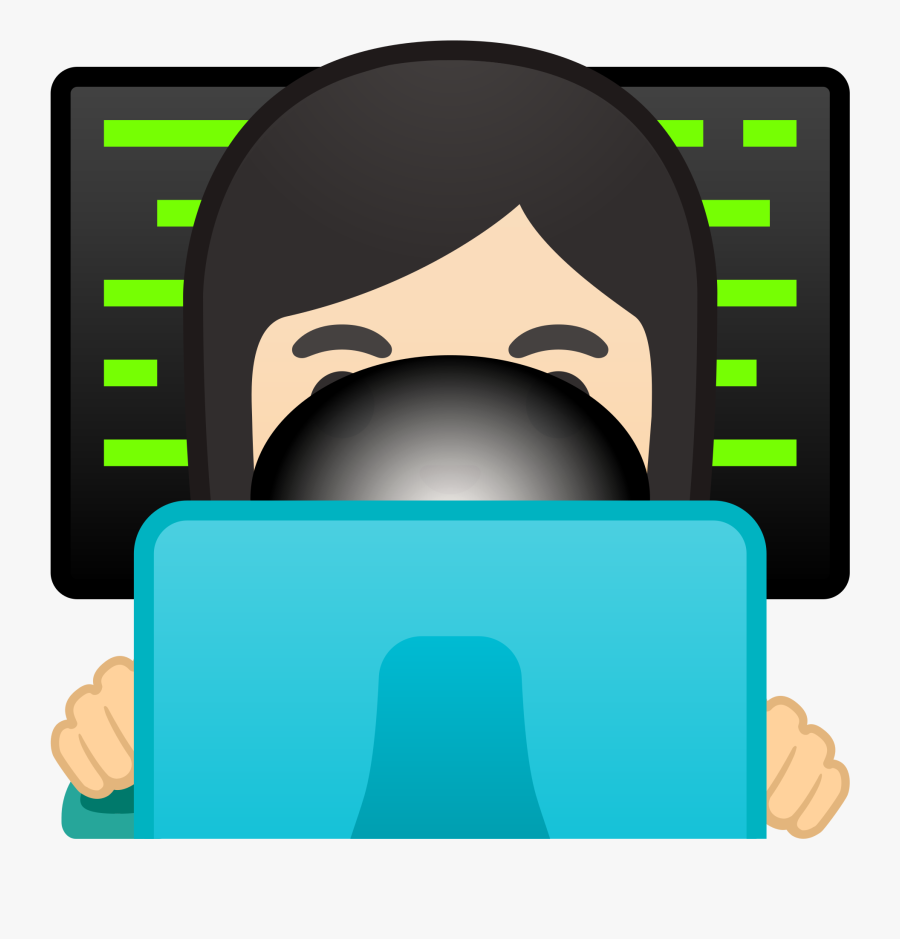 Open - Emoji - Woman Technologist Emoji New, Transparent Clipart