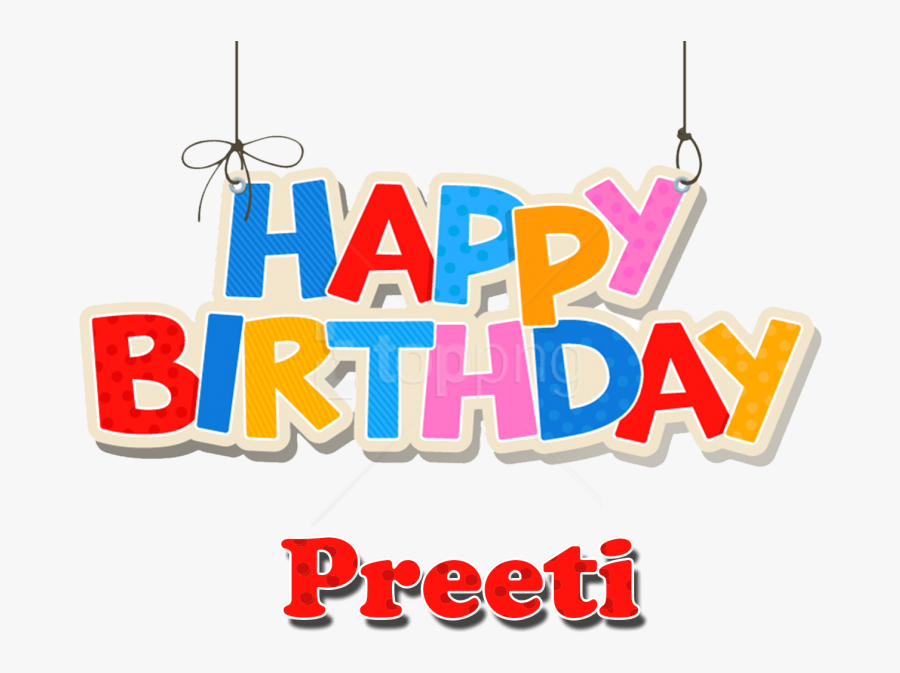 Free Png Preeti Happy Birthday Balloons Name Png Png - Happy Birthday Luke, Transparent Clipart