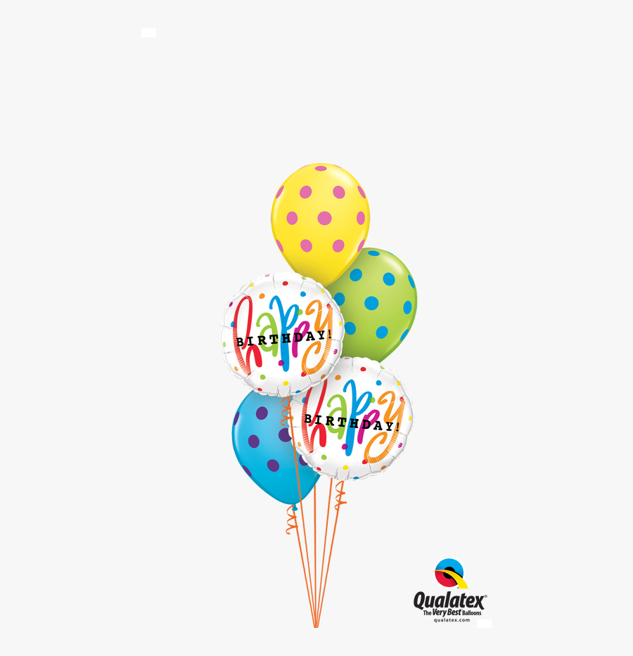 Transparent Free Clipart Birthday Balloons - Qualatex, Transparent Clipart