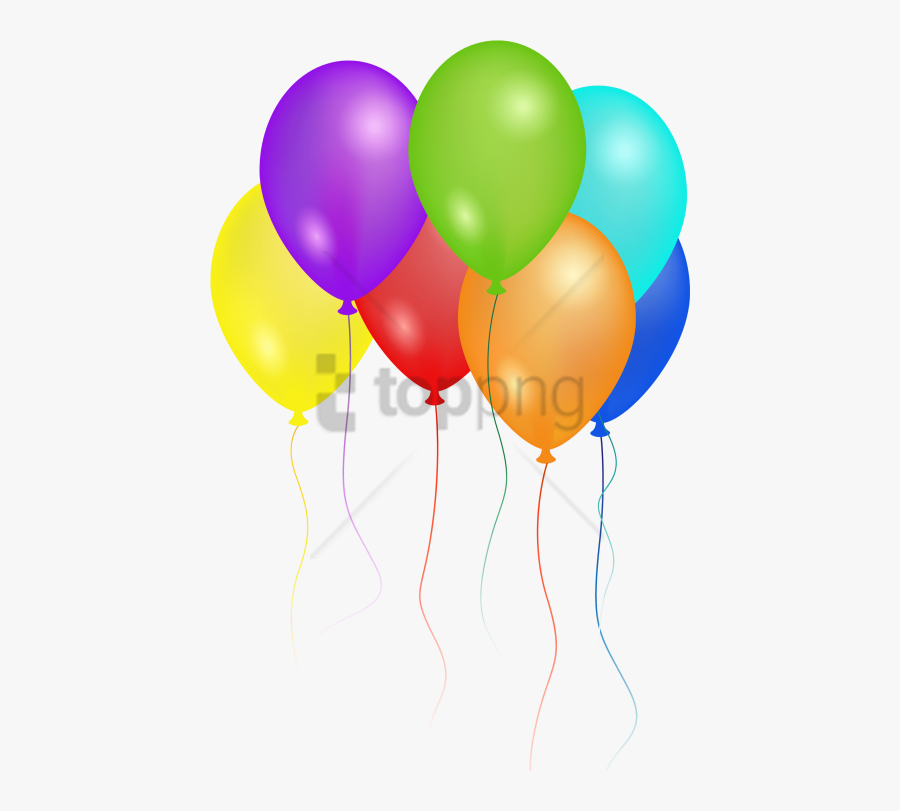 Free Png Happy Birthday Balloons Png Image With Transparent - Birthday Party Balloons Png, Transparent Clipart