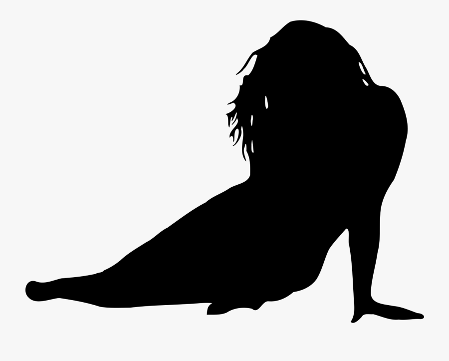Woman Silhouette 64 Png Clip Arts - Crying Woman Silhouette, Transparent Clipart