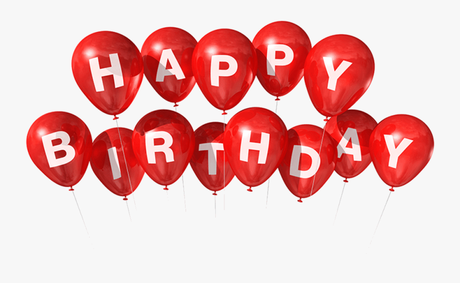 Image Clipart, Happy Birthday, Clip Art, Happy Brithday, - Happy Birthday Written On Balloons, Transparent Clipart