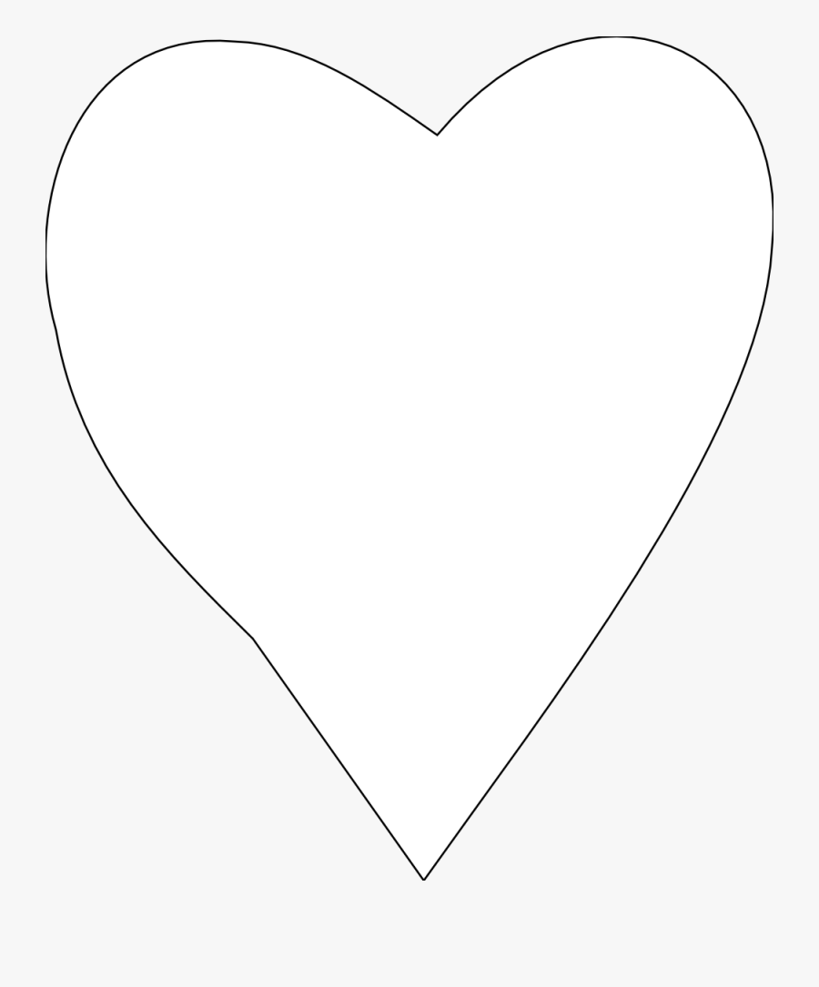 Transparent Background Clipart White Heart, Transparent Clipart