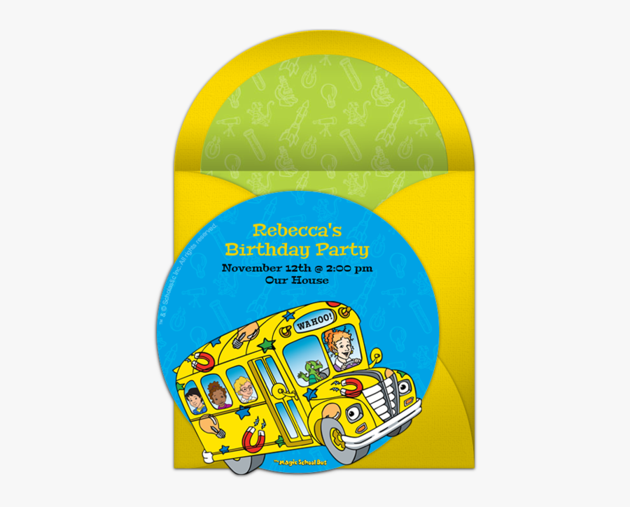 Magic School Bus Old, Transparent Clipart