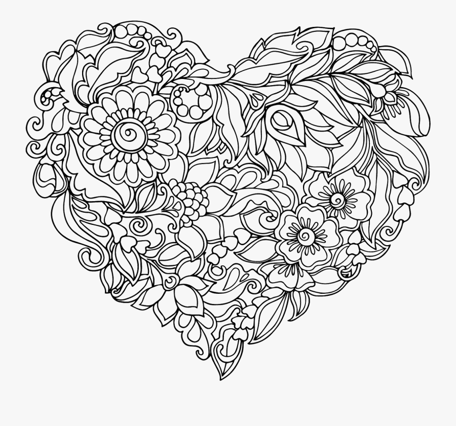 Coloring Pages For Adults, Transparent Clipart