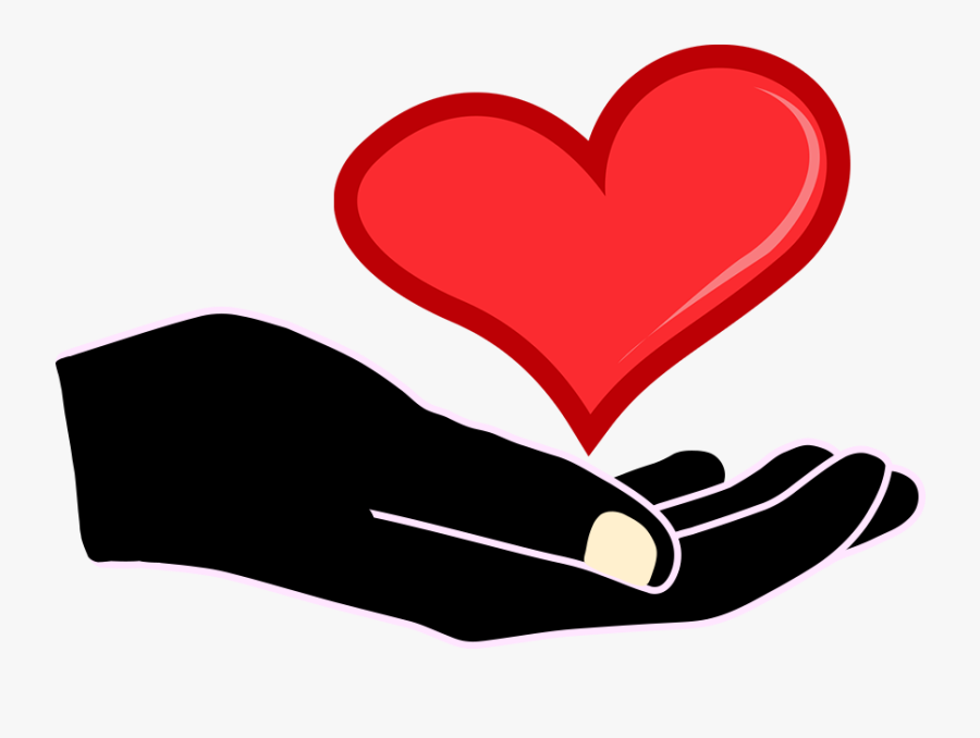 Given Heart Png Clipar Transparent - Transparent Png Image Of Give N Recieve, Transparent Clipart