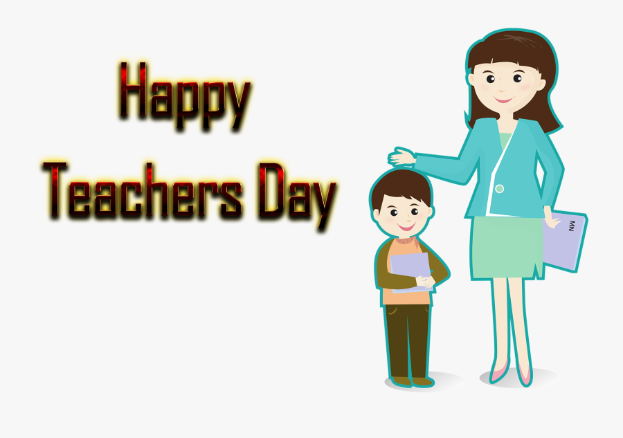 Transparent September Png - Happy Teachers Day Png, Transparent Clipart