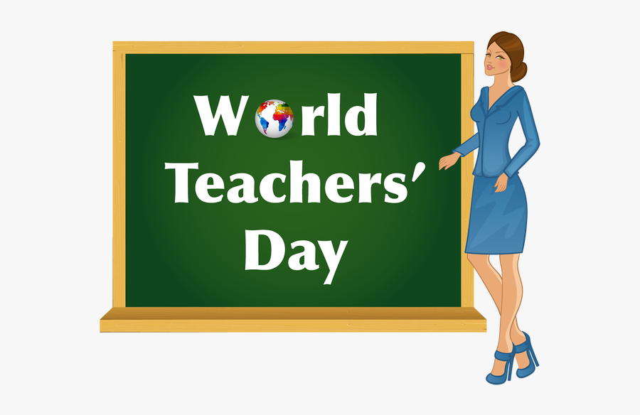 Teachers Day Clipart - World's Teachers Day 2017, Transparent Clipart