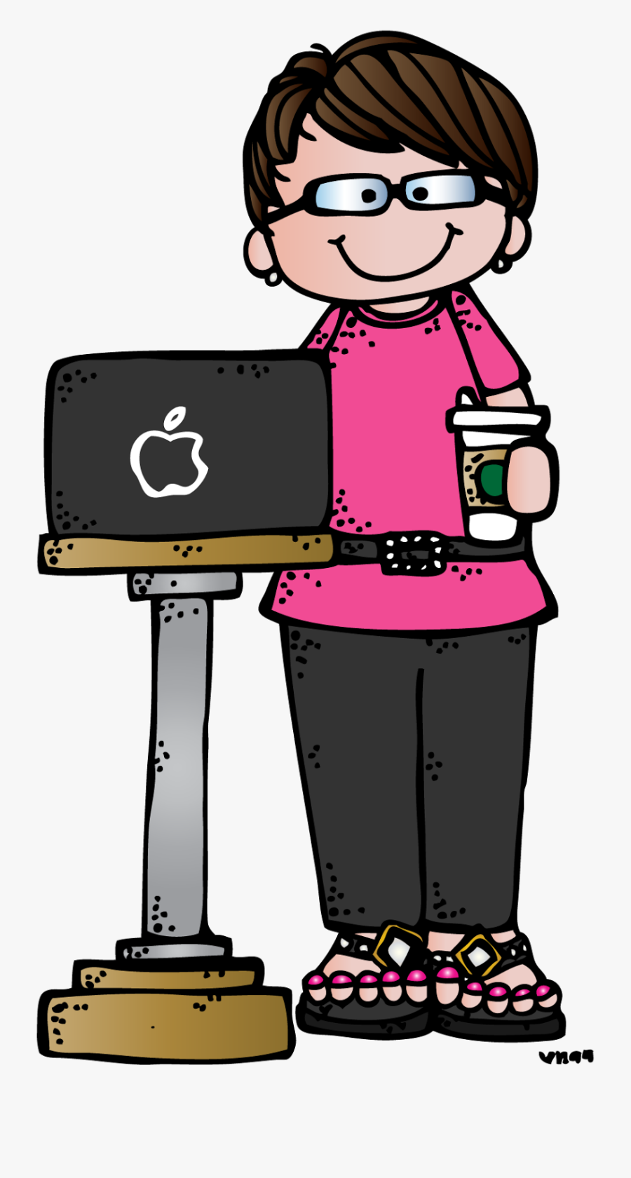 Transparent Teachers Png - Melonheadz Computer Clipart, Transparent Clipart