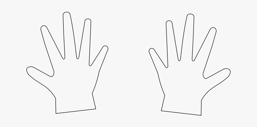 Free Clip Art "hands / Mains - Safety Glove, Transparent Clipart