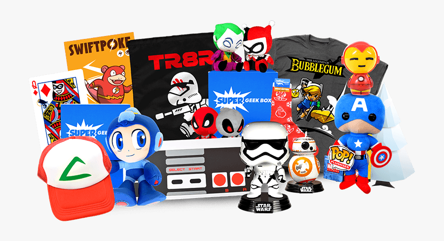 Super Geek Box - Subscription Boxes For Gamers, Transparent Clipart