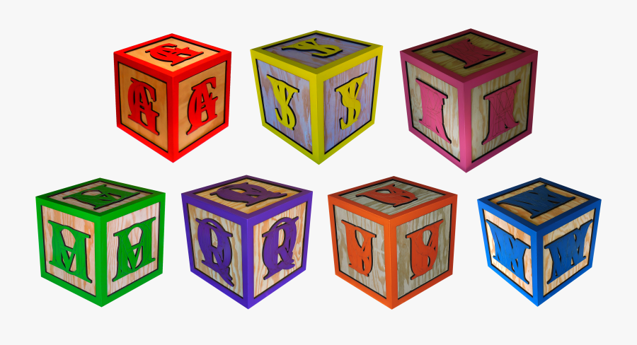 Expletive Blocks By Aaron Wilder - Wooden Block, Transparent Clipart