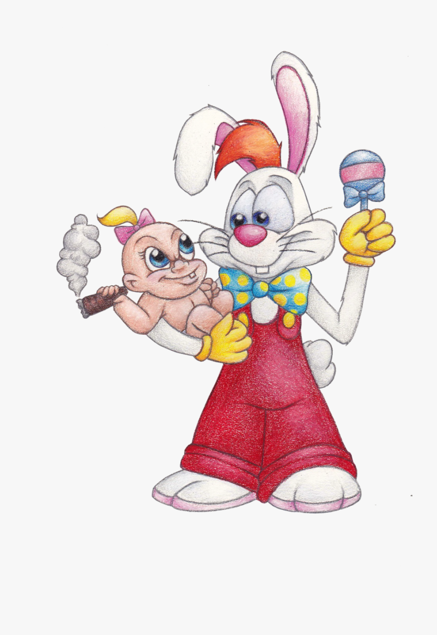 Stephaniecassataart Roger Rabbit And Baby Herman By - Fat Baby Herman Roger Rabbit, Transparent Clipart