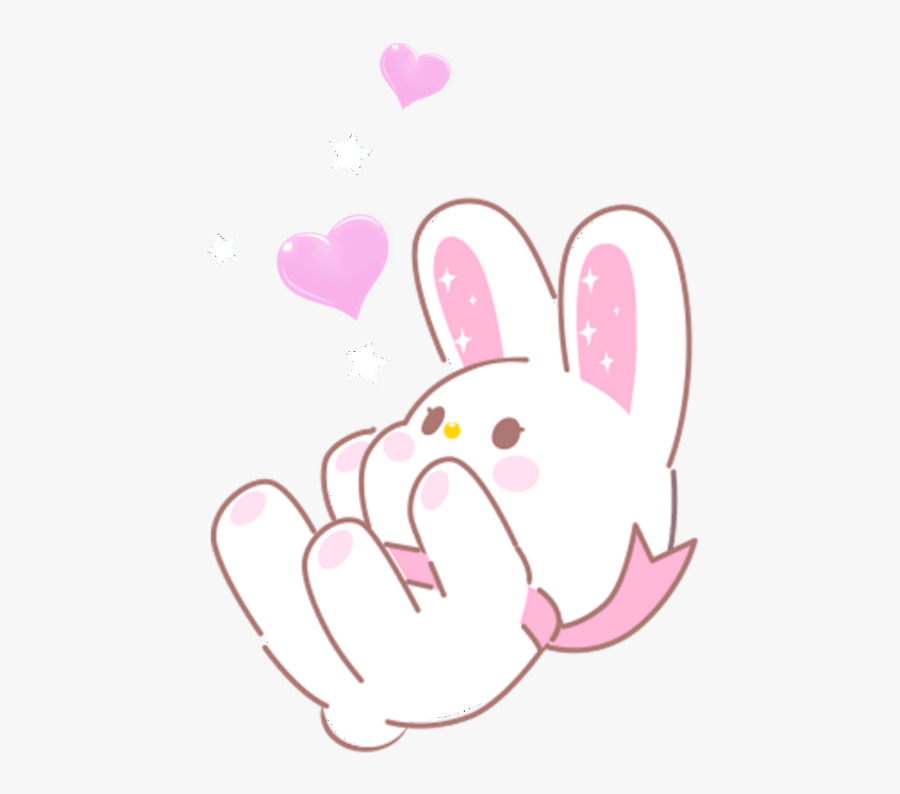 #bunny #cute #soft #baby #tumblr #pink - Png Soft Cute Stickers, Transparent Clipart