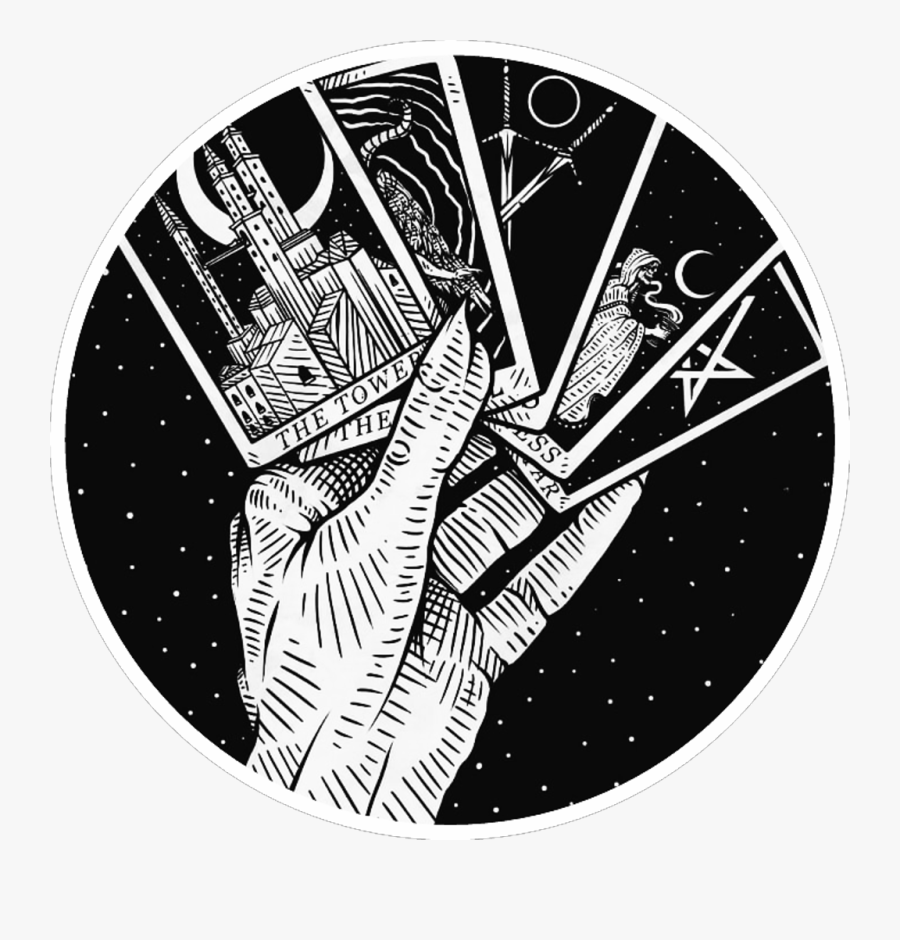 Transparent Goth Clipart - Blanco Y Negro Witch, Transparent Clipart