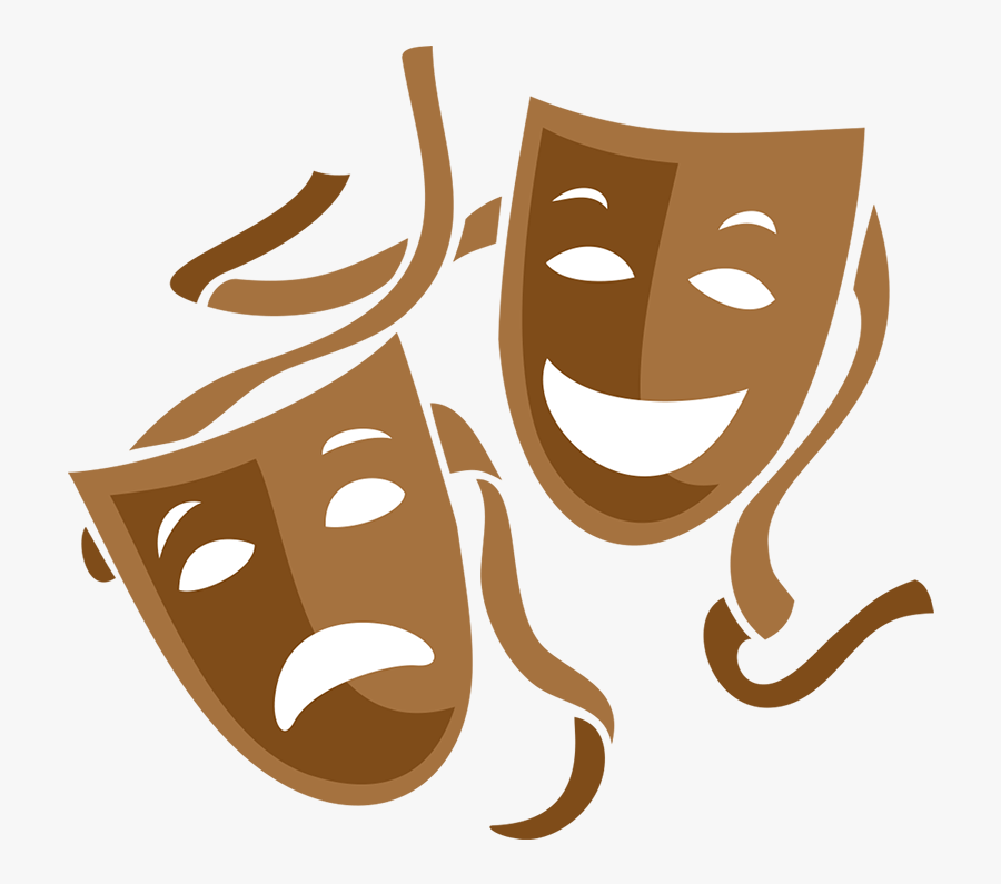 Transparent Lady Cajero Png - Drama Masks Logo, Transparent Clipart