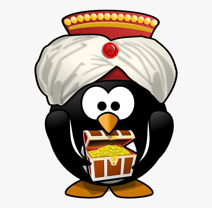 Oriental Penguin - Pirate Penguin, Transparent Clipart