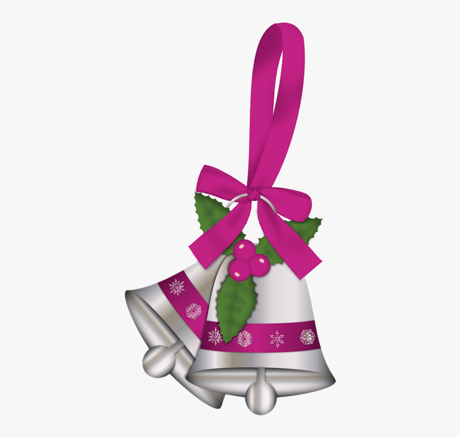 Christmas Clipart, Album, Ps, Bliss, Natal, Corona, - Campanas De Navidad Rosadas En Png, Transparent Clipart