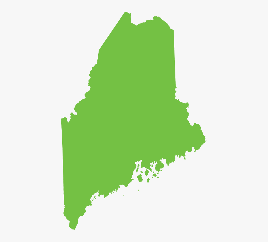 Immediate Family Members, A Legal Custodian, Guardian - Maine Map, Transparent Clipart