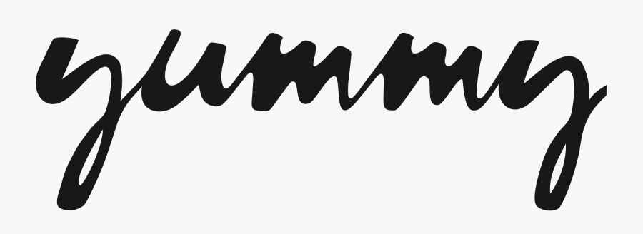 Yummy Png - Yummy Black And White, Transparent Clipart