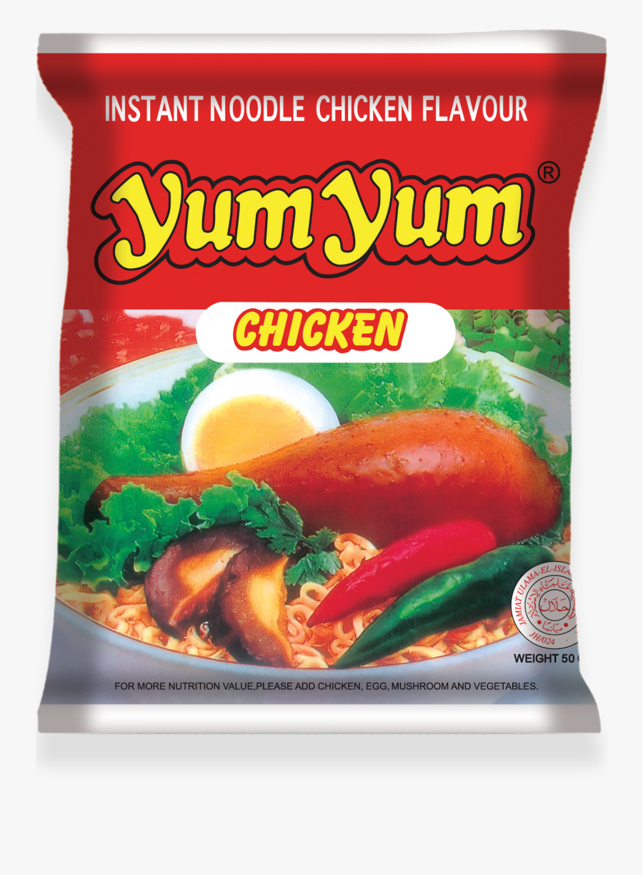 Yum Yum Chicken Flavor - Yum Yum Instant Noodle In Myanmar, Transparent Clipart