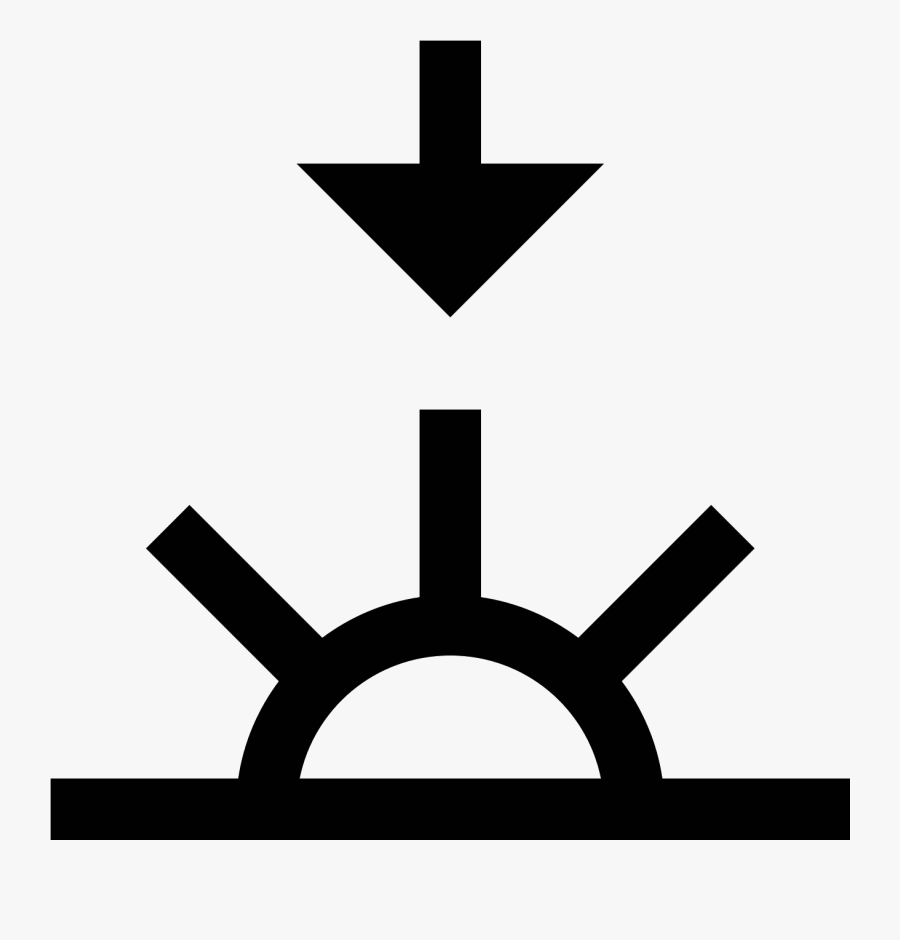 There"s A Half Circle With Rays Beaming Off It That - Impeller Cam Water Pump, Transparent Clipart