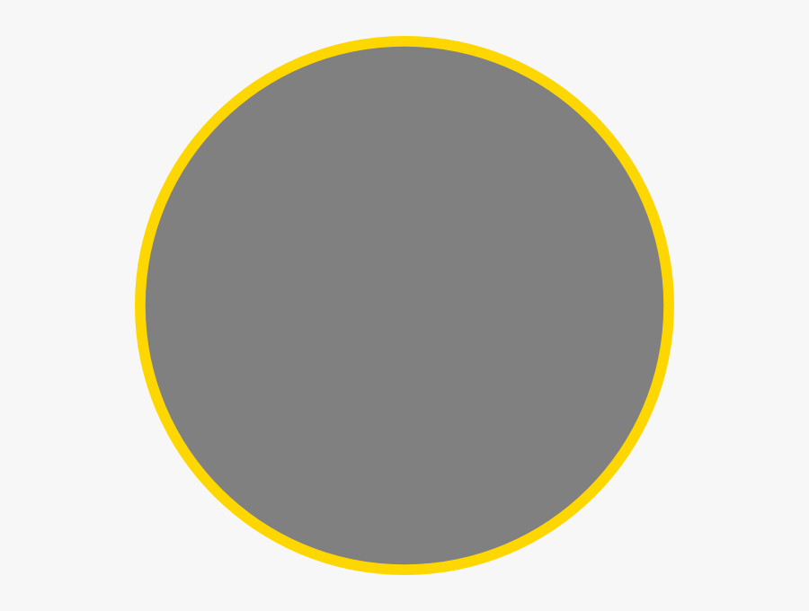 Gray Circle Svg Clip Arts - Circle, Transparent Clipart