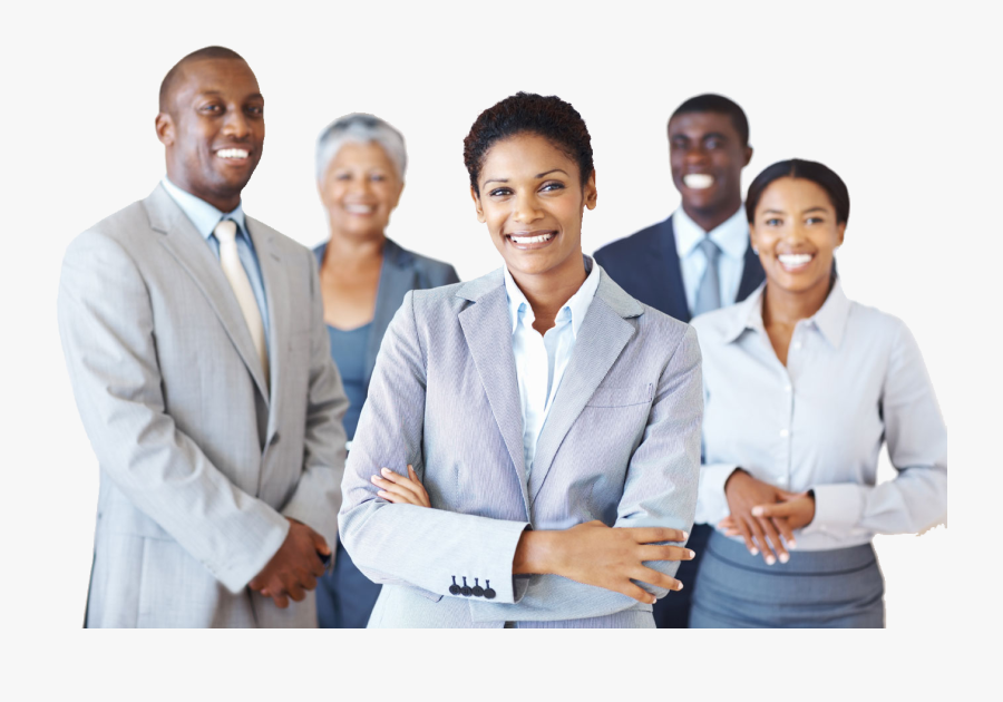 Photo Of Business People - Black People In The Office, Transparent Clipart