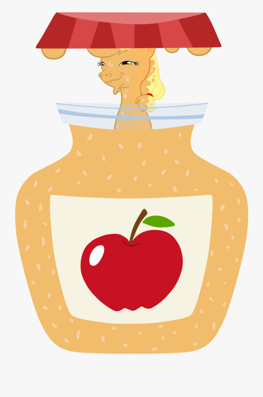 I M Addicted To - Cartoon Applesauce, Transparent Clipart