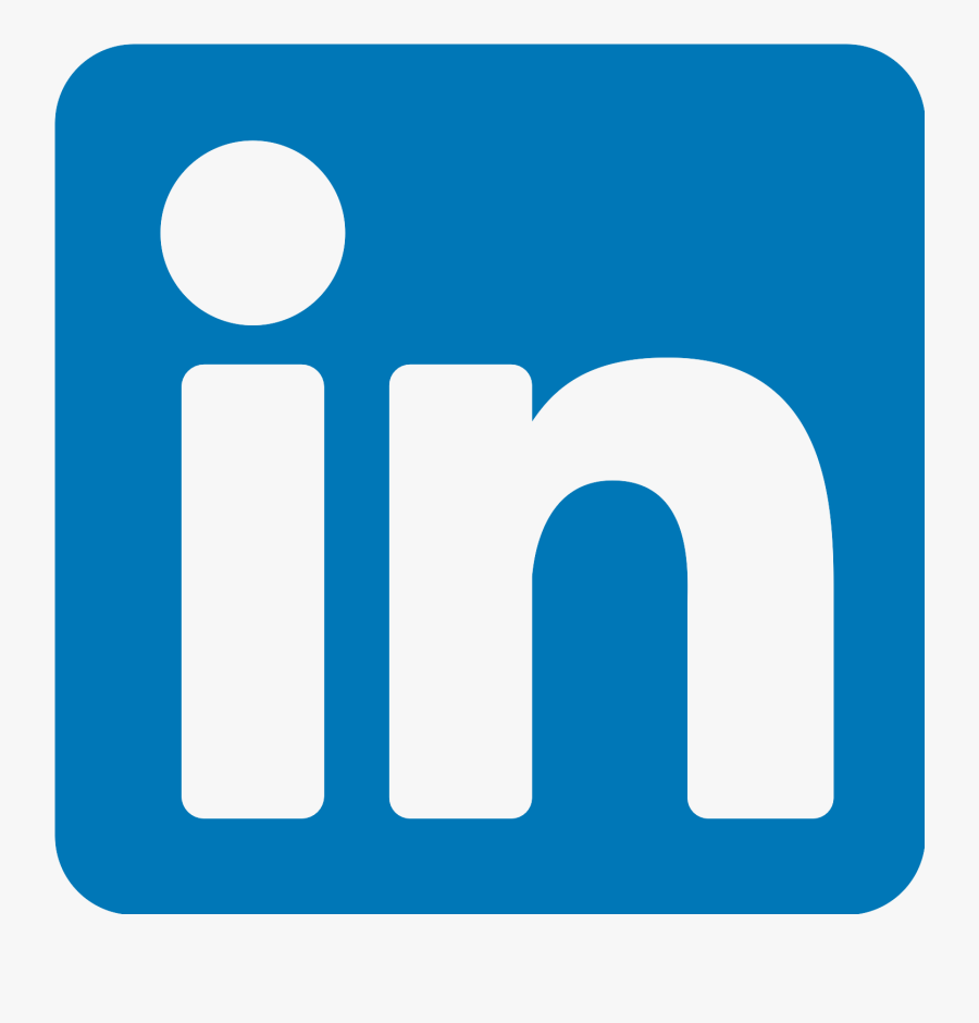Social Media Icons Linkedin, Transparent Clipart