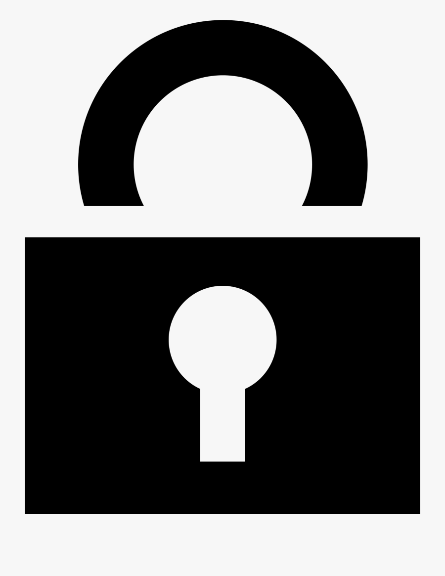 Lock Icon Noun Project , Transparent Cartoons - White Access Control Icon, Transparent Clipart