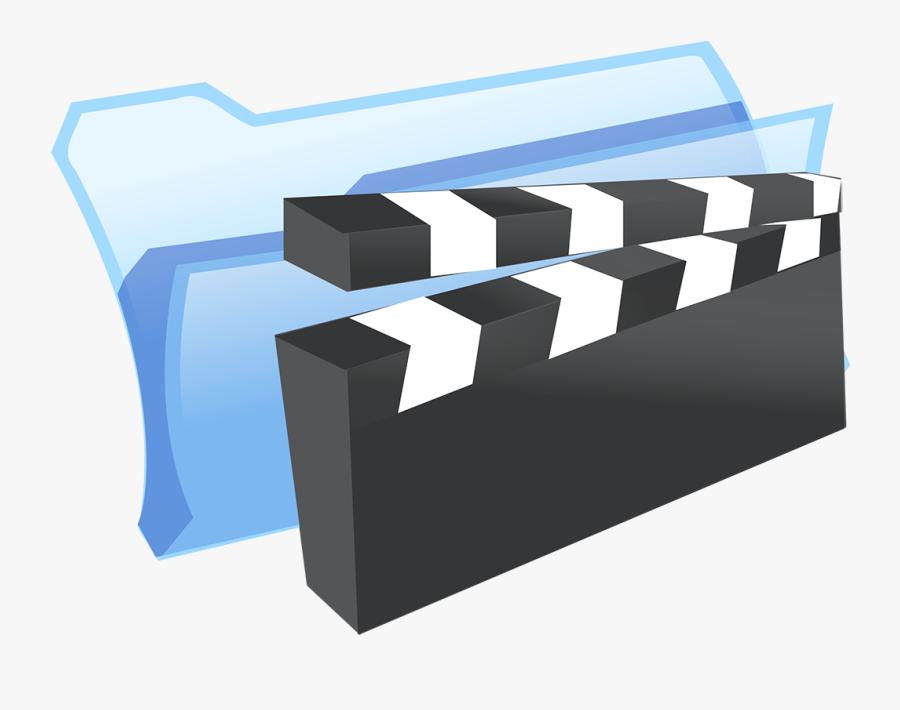 Transparent Movie Clapboard Clipart - Video, Transparent Clipart
