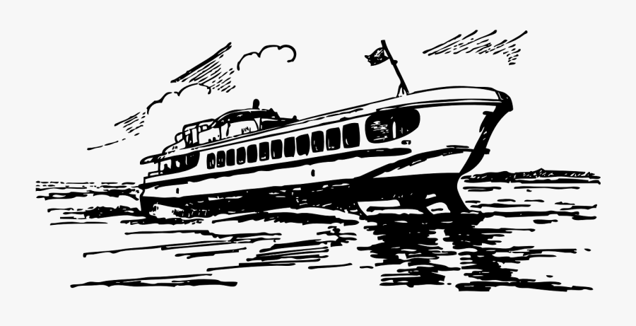 Do You Know The Difference Between Merchant Navy And - Ocean With Ship Clipart Black And White, Transparent Clipart