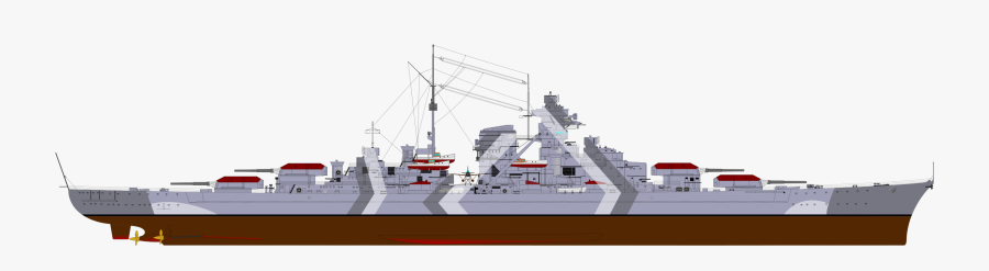 Littoral Combat Ship,armored Cruiser,heavy Cruiser - Bismarck Png, Transparent Clipart