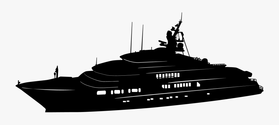 Ship Silhouettes 01 Png - Silueta Barco Png, Transparent Clipart