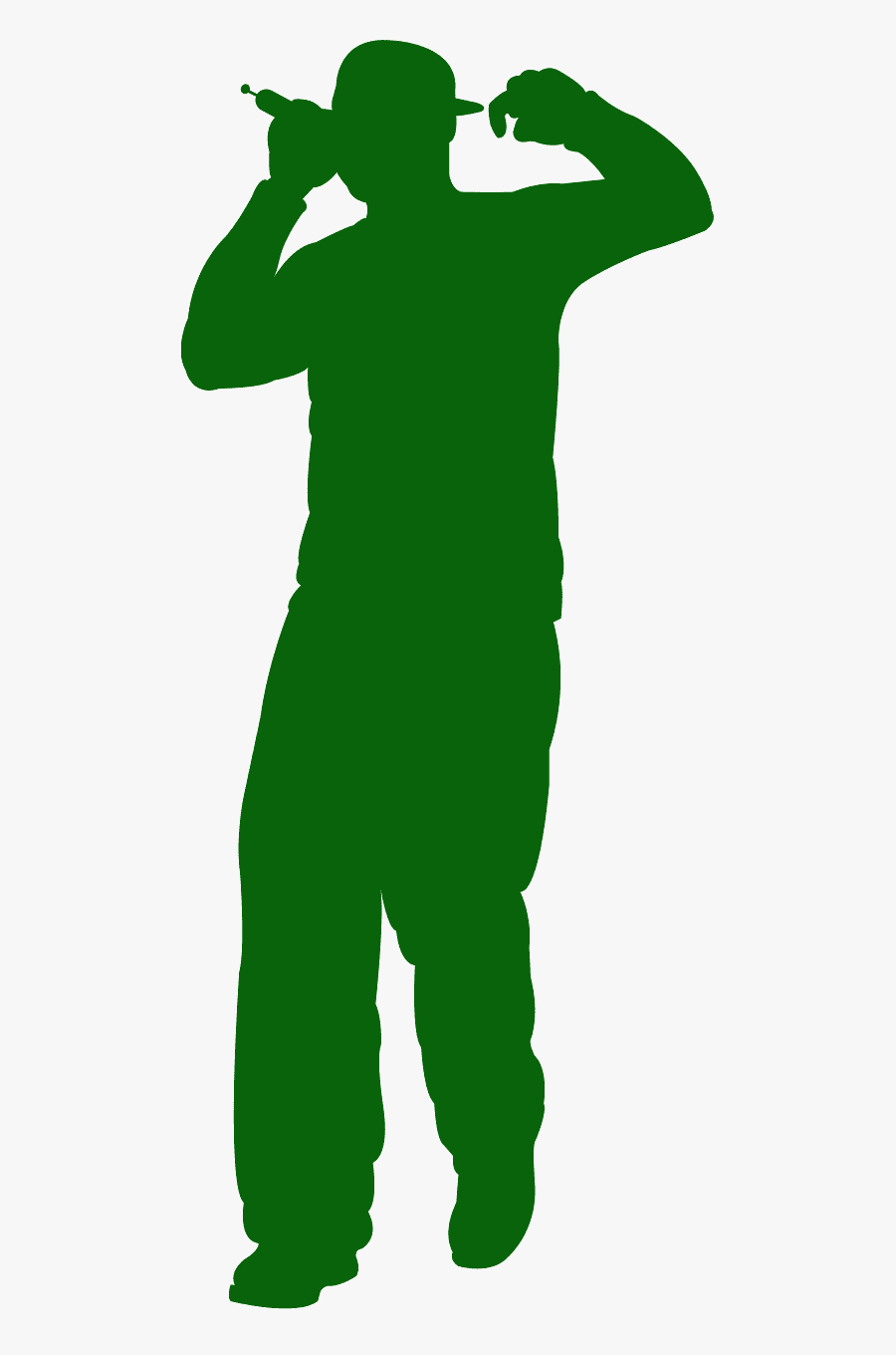 Rapero Silueta, Transparent Clipart