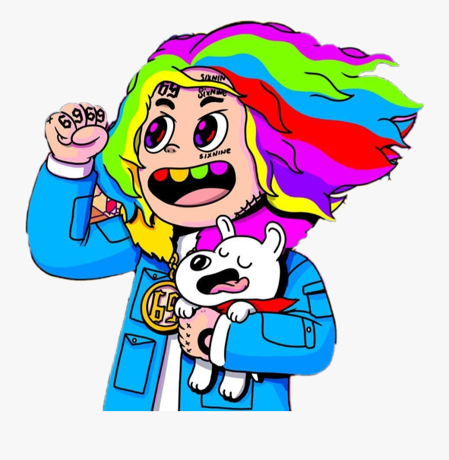 #sixnine #stoopid #69 #takashi69 #rapper #gummo #keke - 6ix9ine Cartoon, Transparent Clipart