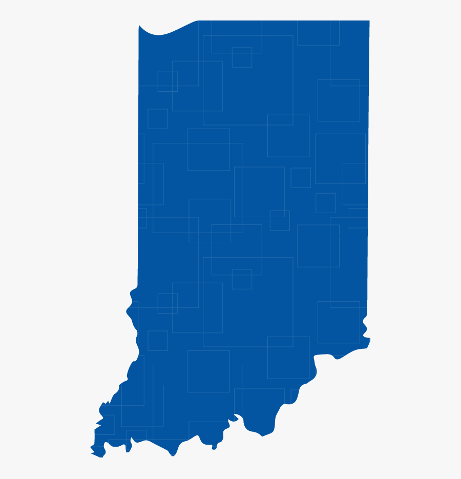 Indiana State Map - State Of Indiana, Transparent Clipart