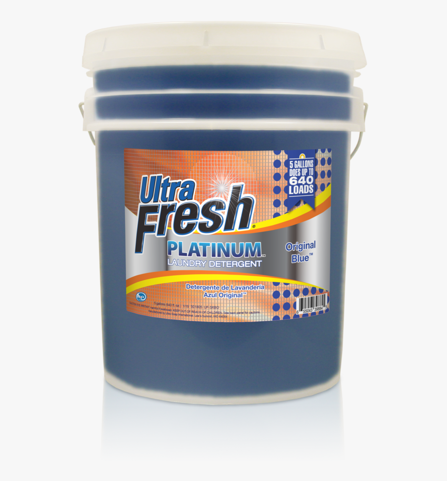Ultra Fresh® Platinum™ Original Blue™ 3x Laundry Detergent - Plastic, Transparent Clipart
