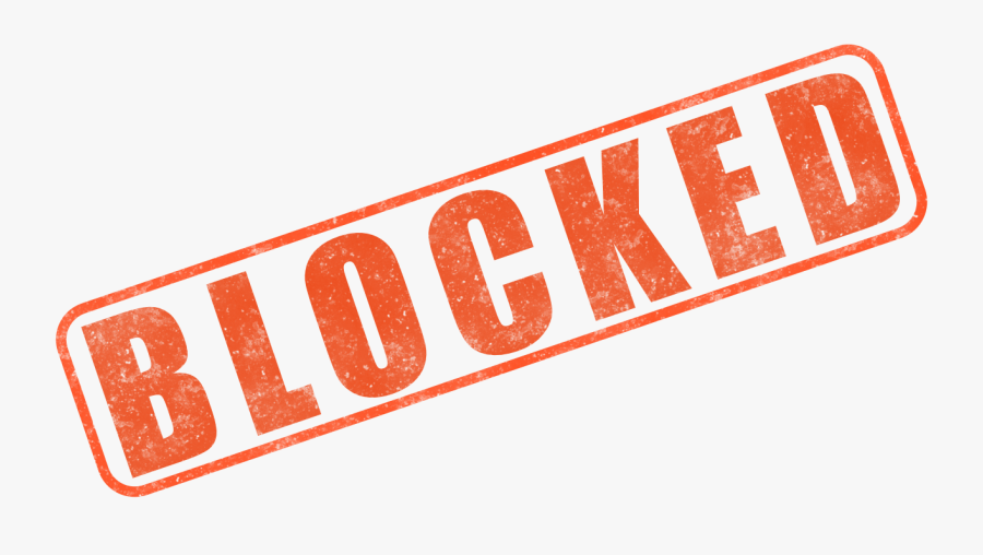 Blocked Png, Transparent Clipart