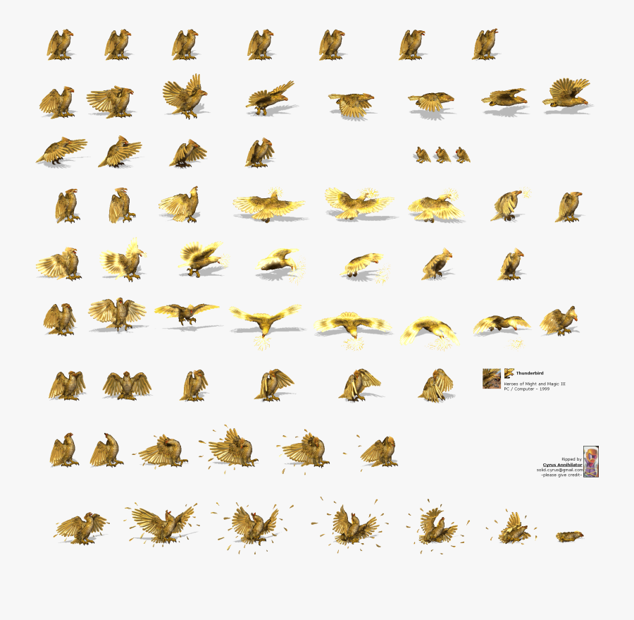 Transparent Thunderbird Clipart - Heroes 3 Units Png, Transparent Clipart