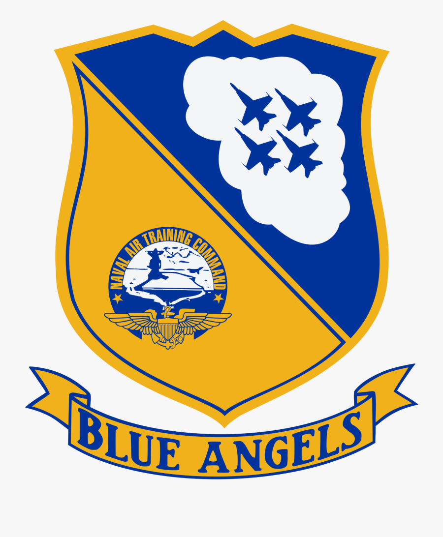 Blue Angels Logo, Transparent Clipart