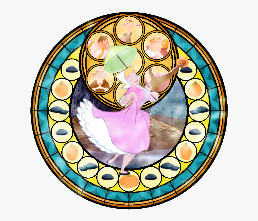 The Legend Of Sleepy Hollow Katrina Van Tassel Ichabod - Kingdom Hearts Stained Glass, Transparent Clipart
