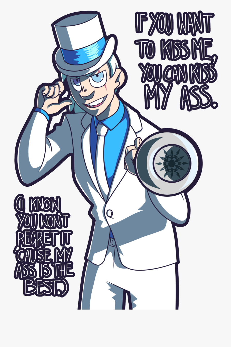 "kiss My Ass - Cartoon, Transparent Clipart