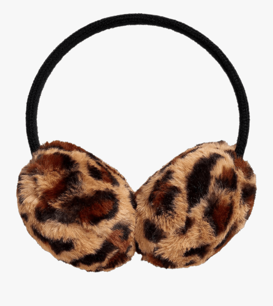 Leopard Print Earmuffs - Earmuffs Transparent, Transparent Clipart