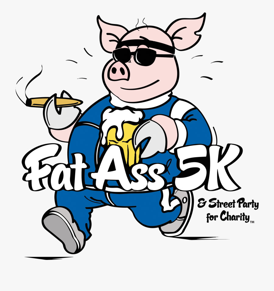 Fat Ass 5k Logo - Fat Ass 5k Springfield Il, Transparent Clipart