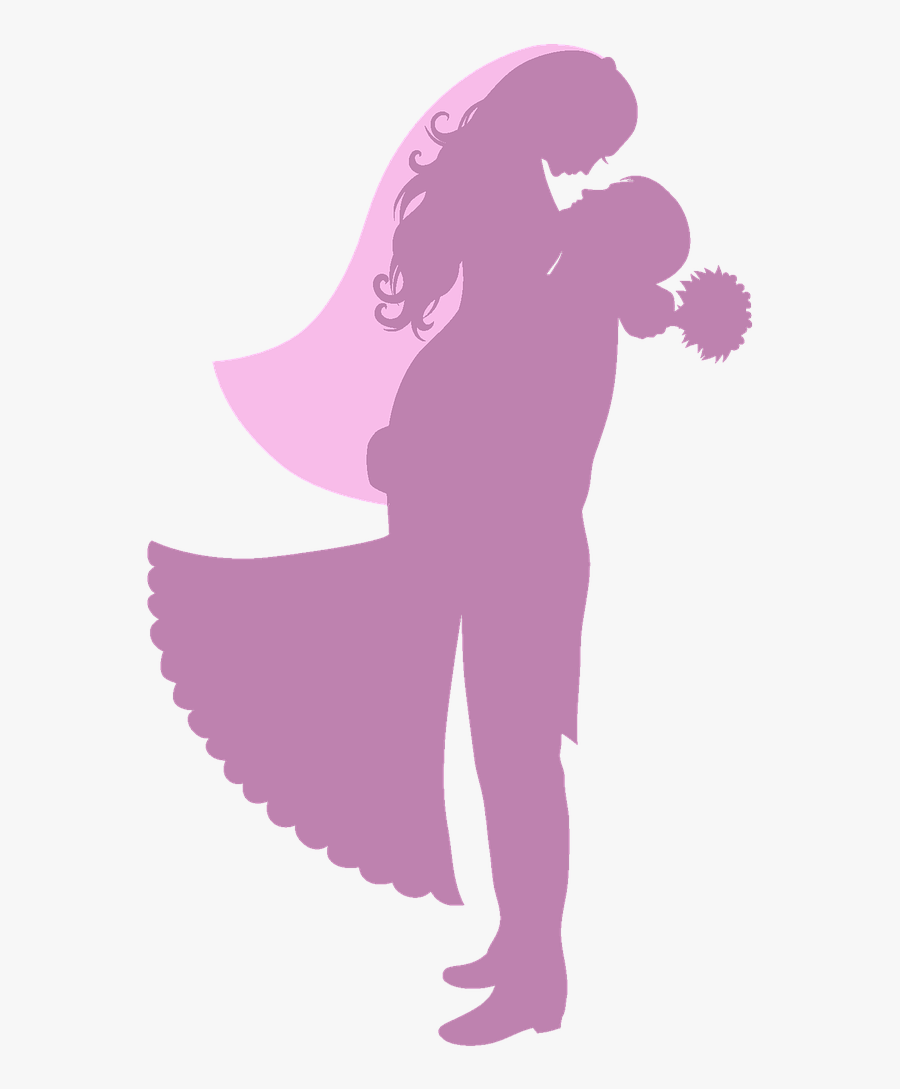 Bride And Groom Icon, Transparent Clipart
