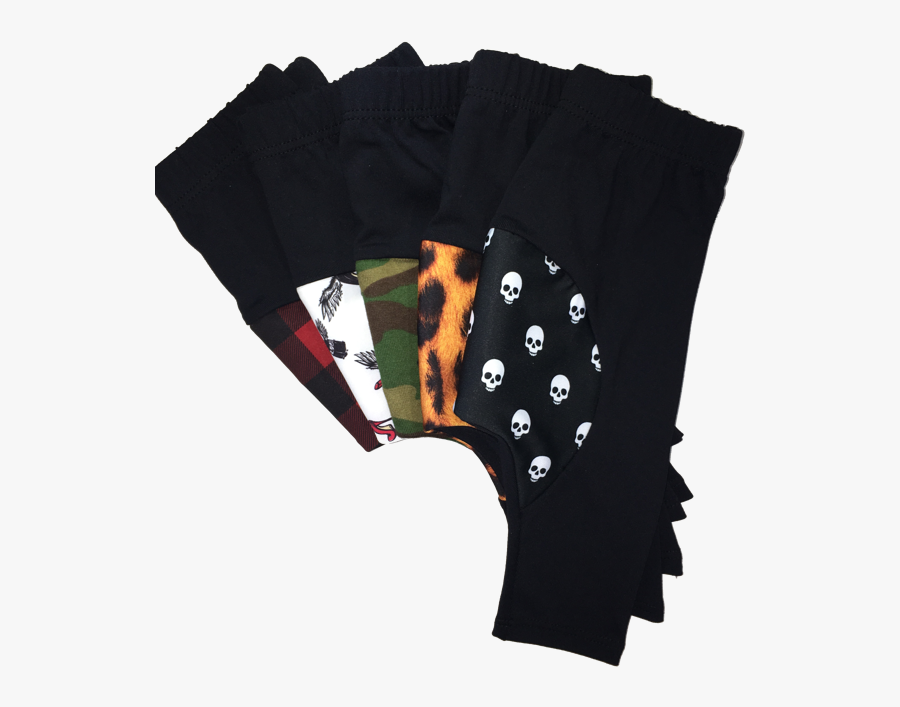 Baby Patch Pants Black Leopard Print - Sleeve, Transparent Clipart