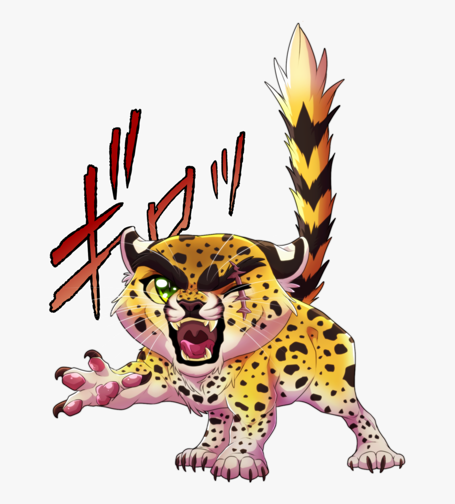 Leopard Clipart Jag - Jaguar Chibi, Transparent Clipart