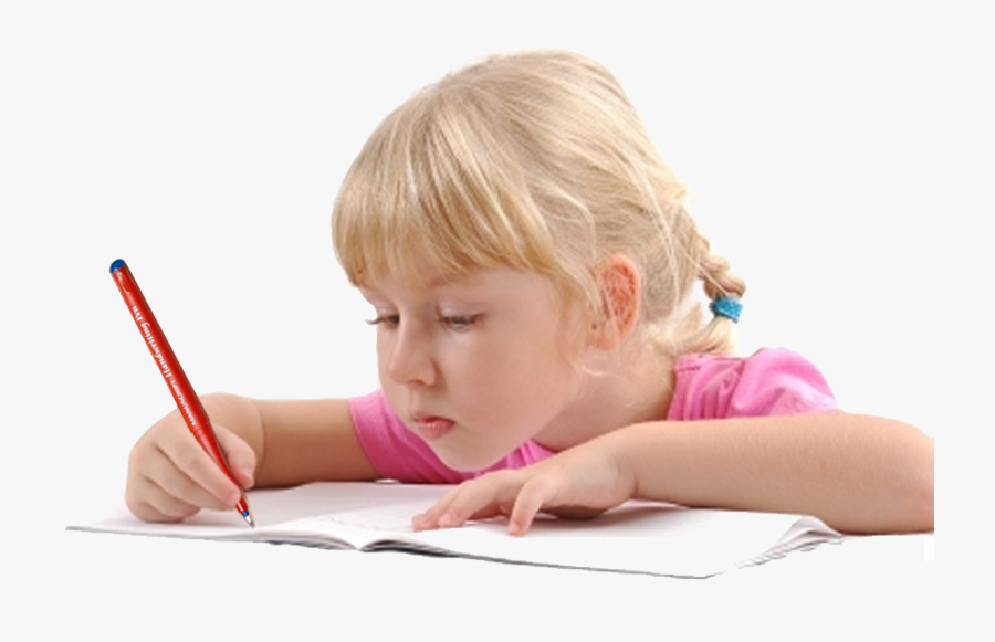 Writing Child Png, Transparent Clipart